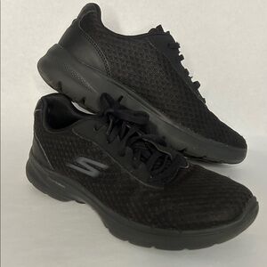 Skechers Women's Black Mesh Sneakers